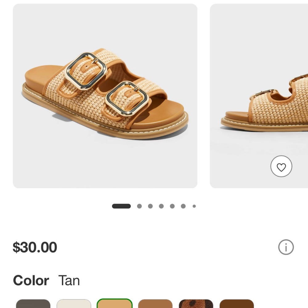 Sandals with Double Buckles